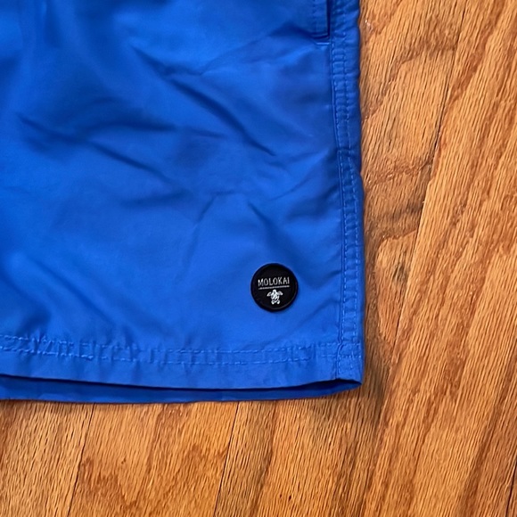 Men’s Swimsuit Size Extra Large Blue Pockets on side Molokai Net Interior - Picture 5 of 11